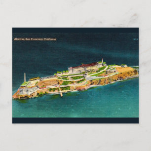Cartão postal de Alcatraz São Francisco