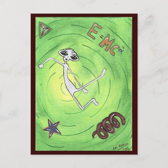 Cartão postal de Alienígena E MC2 (Frente)