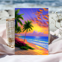 Cartão Postal de Aloha Havaiano