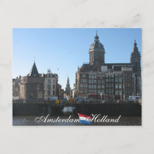 Cartão postal de Amesterdã Holland