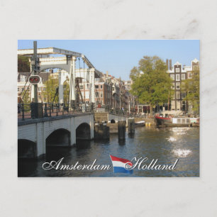 Cartão postal de Amesterdã Holland