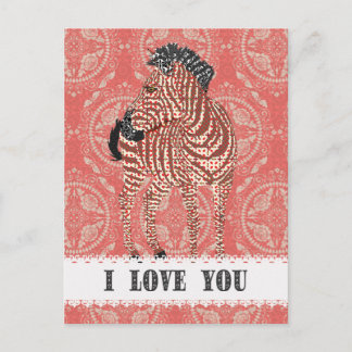 Cartão postal de Amor Vermelho Retroativo Zenya