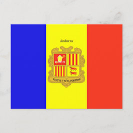 Cartão postal de Andorra, com desenho personalizad