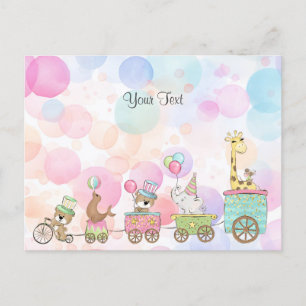 Cartão Postal de Animais de Circo