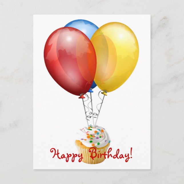 Cartão postal de aniversário (Frente)