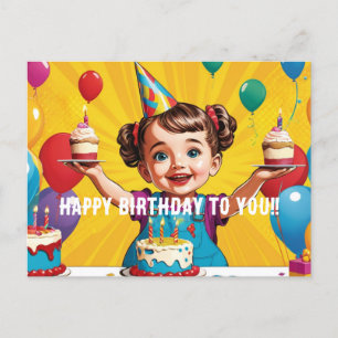 Cartão postal de aniversário