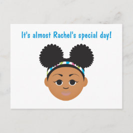 Cartão postal de aniversário do #Proud2BNaturalMe