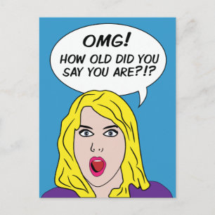 Cartão postal de aniversário do RETRO HISTÓRIA EM