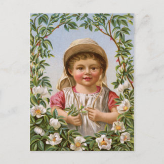 Cartão postal de aniversário Vintage
