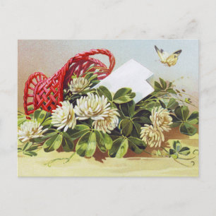 Cartão postal de aniversário Vintage