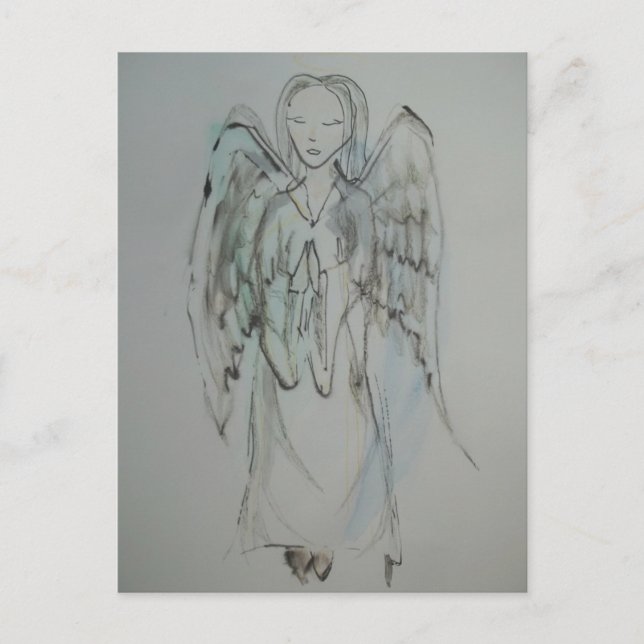 Cartão postal de anjo (Frente)