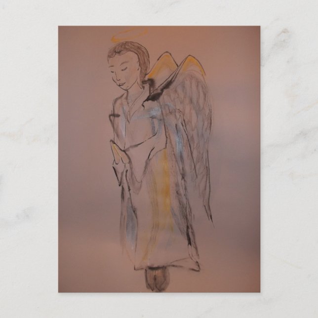 Cartão postal de anjo (Frente)