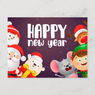 Cartão postal de ano novo