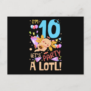 Cartão Postal De Anúncio 02.Axolotls Design para um ventilador Axolotl