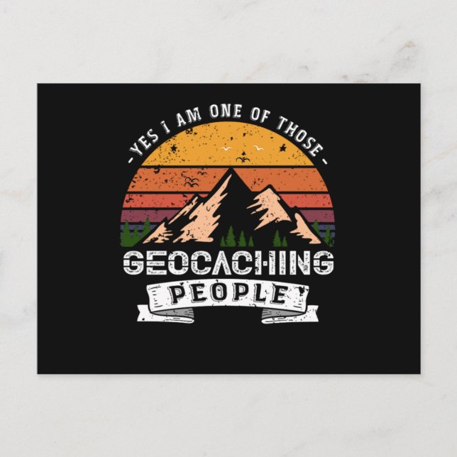 Cartão Postal De Anúncio 120.Sim, Sou Uma Dessas Pessoas De Geocking (Frente)