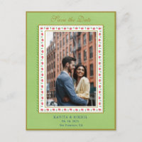 A borda da Flor Mint Green Foto Salva O Dia