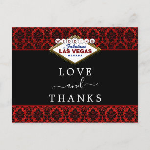 Cartão Postal De Anúncio A Coleção de Casamentos de Las Vegas do Damask Gli