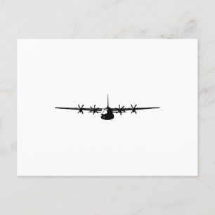 Cartão Postal De Anúncio Aeronave Militar C-130 Hércules