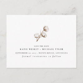 Cartão Postal De Anúncio Algodão Rustico