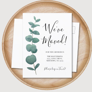 Cartão Postal De Anúncio Alteração de Endereço do Eucalyptus