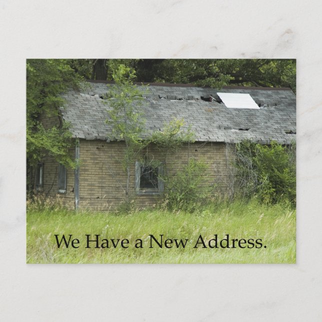 Cartão Postal De Anúncio Alteração do Cartão-postal de endereço: Fixador su (Frente)