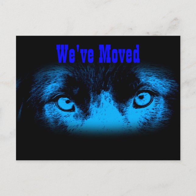 Cartão Postal De Anúncio Alteração Intensa De Endereço Nos Olhos (Frente)