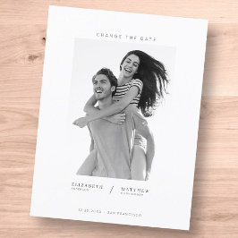 Cartão Postal De Anúncio Alterar O Casamento De Fotografias Personalizadas 
