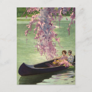 Cartão Postal De Anúncio Amor Antigo, Romance, Romântico, Salve a Data