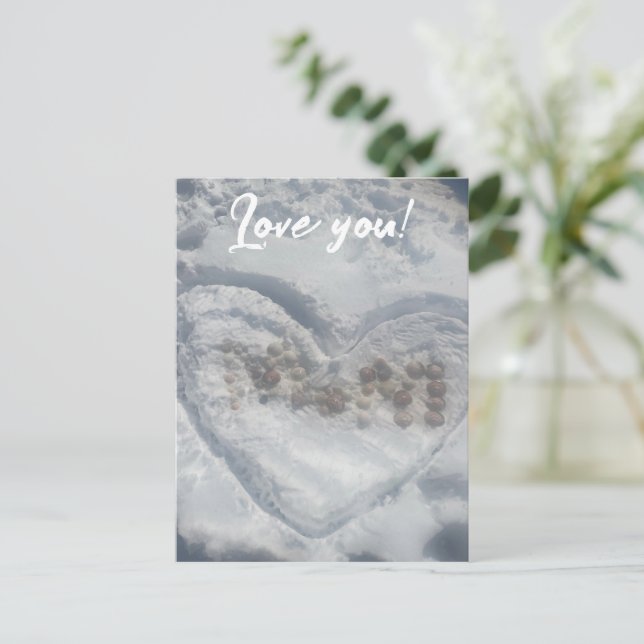 Cartão Postal De Anúncio Amor de mãe (Em pé/Frente)