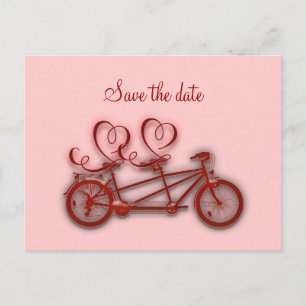 Cartão Postal De Anúncio amor em tandem