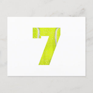 Cartão Postal De Anúncio Aniversário de 7 anos de 2013 Meninos Meninas Séti