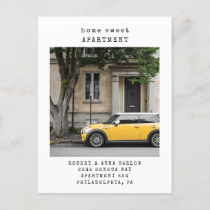 Cartão Postal De Anúncio Apartamento Doce Lar Novo Endereço Foto Mudança 