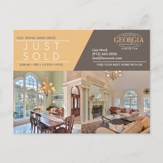 Cartão Postal De Anúncio APENAS foto dois VENDIDA (Frente)