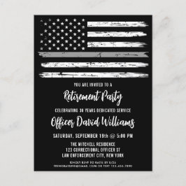 Cartão Postal De Anúncio Aposentação Corretiva da Linha de Cinzas Finas