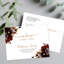 Cartão Postal De Anúncio Aquarela floral elegante chique móvel