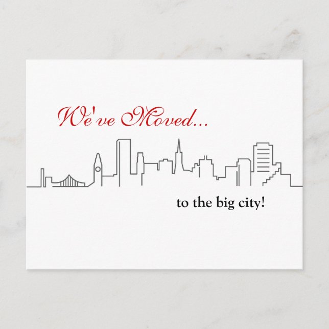 Cartão Postal De Anúncio Aquecimento doméstico ou mudança de residência em  (Frente)