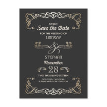 Art Deco Vintage Salvar a Data