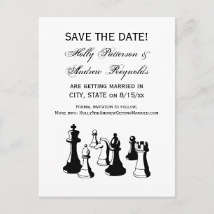 Cartão Postal De Anúncio Arte #2 do vintage das partes de xadrez