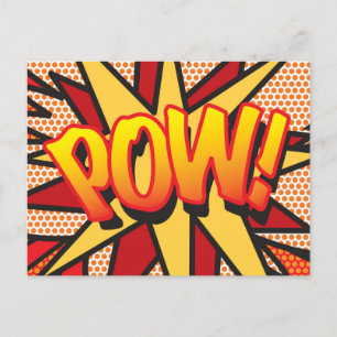 Cartão Postal De Anúncio Arte Pop de Quadrinhos Retrô Divertida de Prisione