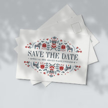 Arte popular escandinava | CASAMENTO SALVAR DATA