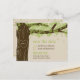Cartão Postal De Anúncio Árvore De Oak Salve O Cartão-Postal De Data (Frente/Verso In Situ)