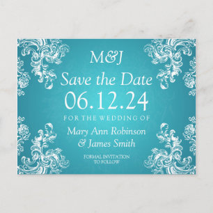 Cartão Postal De Anúncio As economias elegantes o vintage da data rodam a