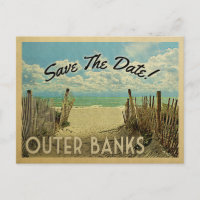Bancos Exteriores Salvem A Data Vintage Beach Náut