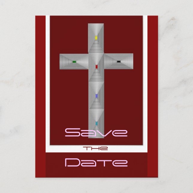 Cartão Postal De Anúncio Batismo (Frente)