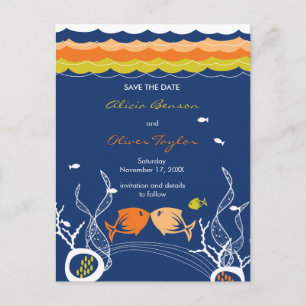 Cartão Postal De Anúncio Beijar Peixes Peixes, Peixes, Praia De Coral, Salv