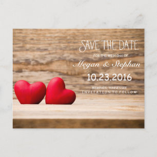 Cartão Postal De Anúncio Belo Casamento Salve O Cartão-Postal