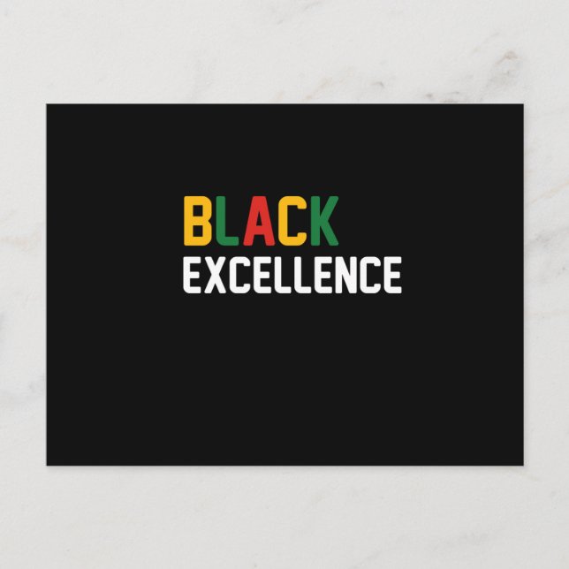 Cartão Postal De Anúncio Black Excellence Black Orud (Frente)