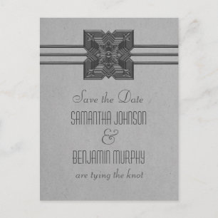 Cartão Postal De Anúncio Borda do Medalhão de cinzas Salve o Cartão-Postal 