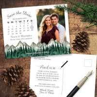 Calendário de Fotografia de Casamento Montanha & P