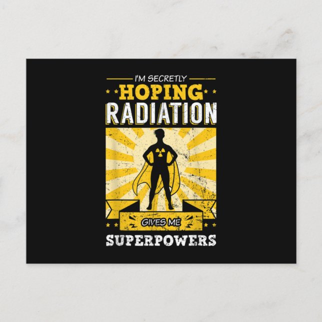 Cartão Postal De Anúncio Cancer Awareness Patient Warrior Chemo Radiation T (Frente)